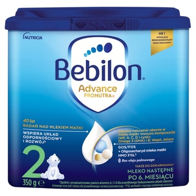 Bebilon 2 Pronutra-Advance Mleko następne po 6. miesiącu 350 g