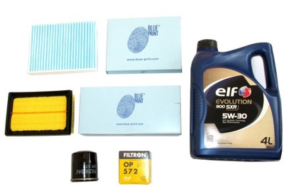 Комплект фільтрів олія toyota aygo ii 1.0 фото №1