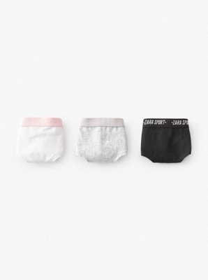 ZARA BIELIZNA DZIĘCIĘCE 3-PACK 8501634