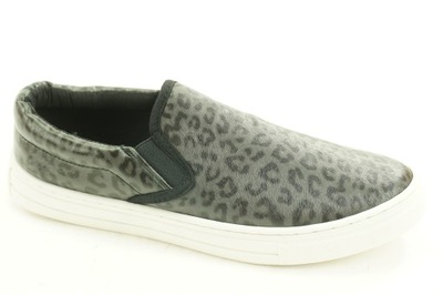 SCOTT półbuty wsuwane tenisówki w panterkę slipony slip on r. 39