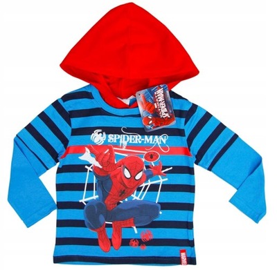 Bluzka chłopięca z kapturem Spider-Man 94 BLUZA