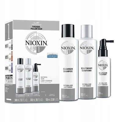 NIOXIN ZESTAW 1 WŁOSY NATURALNE PRZERZEDZONE