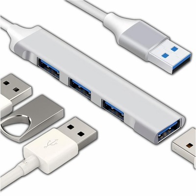 4W1 ROZGAŁĘZIACZ NA 4 USB 3.0 GOZGAŁĘŹNIK PRZEJŚCIÓWKA HUB ADAPTER DO PC