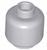 LEGO GŁOWA GŁADKA JASNOSZARA NR 3626c