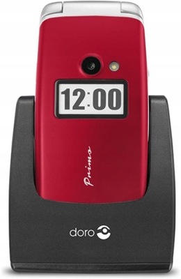 Telefon komórkowy Doro Life X5001 16 MB / 32 MB 4G (LTE) czerwony
