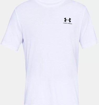 Under Armour Koszulka Męska Sportstyle Left Chest White XL