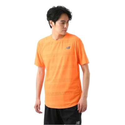 Męski T-shirt New Balance Q Speed Jacquard SS Tee MT13277VIB r. L