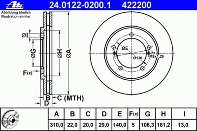 DISCO DE FRENADO SUZUKI GRAND VITARA 98-05  