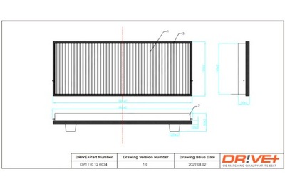 DRIVE+ FILTER CABINS RENAULT ESPACE IV 02-06 ST ANDARD  