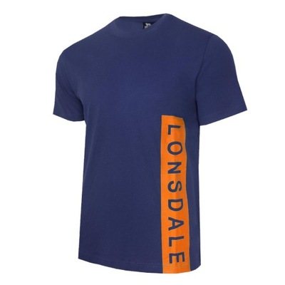 LONSDALE T-shirt Koszulka 21161 Bawełna GRANAT M