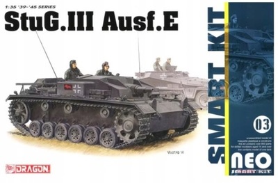 Dragon 6818 StuG.III Ausf.E Neo Smart Kit działo