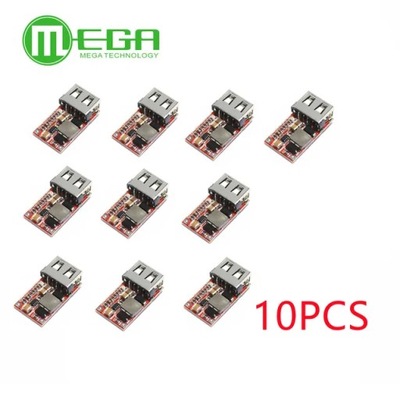 10 sztuk Mini DC-DC 12-24 V do 5 V 3A Step Down moduł zasilania