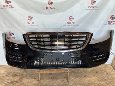 Бампер передній mercedes s-klasa w222 lift lci amg фото №1