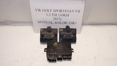 Модуль блок управления дверь фаркоп vw golf sportsvan vii фото №1
