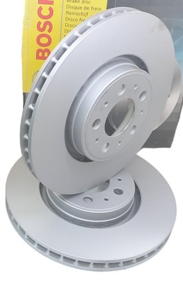 2x тормозные диски тормозные osi перед bosch volvo s60 i s80 v70 xc70 фото №1