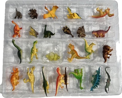 Dinozaury Figurki Duży Zestaw Zwierząt 25 szt