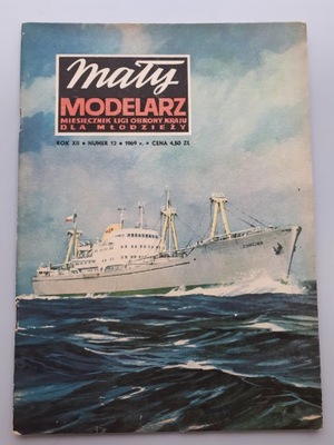 Mały Modelarz 12/1969 Statek DOMEYKO