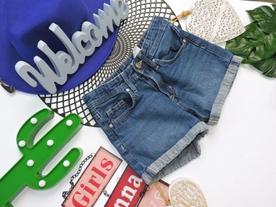 H&M - denimowe szorty jeans r 134