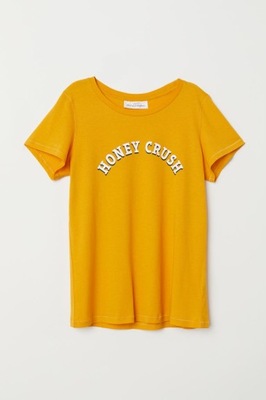 H&M T-shirt z nadrukiem bluzka koszulka 40 L