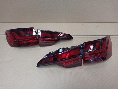 Лампы задняя led black audi a4 s4 rs b9 8w9 lift avant фото №1