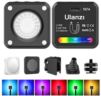 Lampa LED Ulanzi L2 - RGB aparaty smartfony kamery