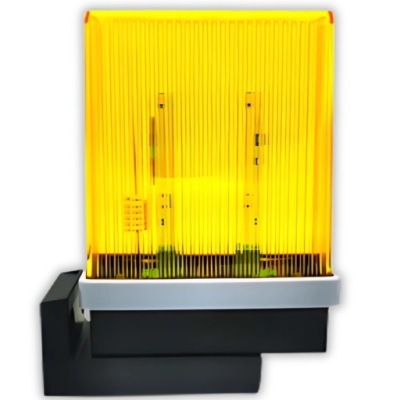 LAMPA OSTRZEGAWCZA LED DO BRAMY 12/24/230V ANTENA SOLIDNA MOCNE ŚWIATŁO