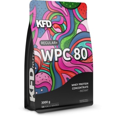 Białko KFD Regular+ WPC 80 3000g Mascarpone, Orzec