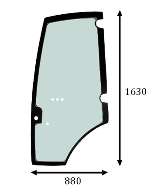 VENTANAS DE PUERTA IZQUIERDA KOMATSU WB  