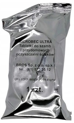 Bros Microbec Ultra TABLETKA do Szamb BAKTERIE!