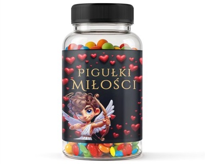 Prezent na Walentynki PASTYLKI PIGUŁKI MIŁOŚCI