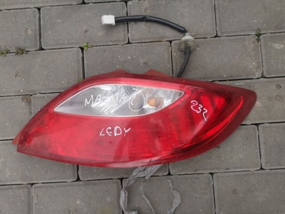 Лампа правая задняя задняя mazda 2 ii 08- светодиоды фото №1