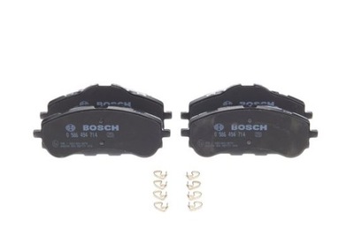 ZAPATAS DE FRENADO BOSCH 0986494714 1610428780 PARTE DELANTERA  