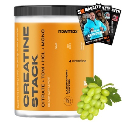 nowmax CREATINE STACK 500g KREATYNA HCL TCM MONO