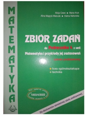 Matematyka i przykłady zast. 4 LO zbiór zadań ZP