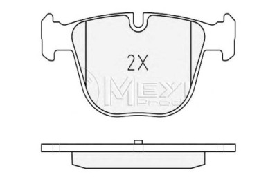 Meyle тормозные колодки тормозные bmw 1 coupe m e82 фото №1