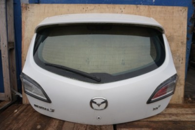 Mazda 3 bl крышка багажника багажник 34k стекло белый nr.48 фото №1