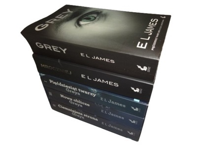 E L James x5 Pięćdziesiąt twarzy Greya, Ciemniejsza strona Greya