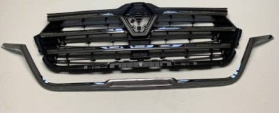 Renault trafic iii lift iv 21- решётка радиатора передняя перед решётка радиатора хром 623107116r фото №1