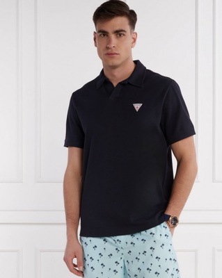 Koszulka Polo Guess F4GP00 KC5Y1 granatowa XL regular fit