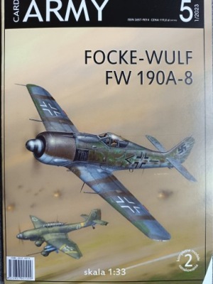 CARD ARMY 5/2023 samolot FOCKE-WULF FW 190A-8