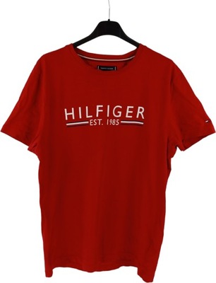 T-Shirt męski TOMMY HILFIGER L Czerwony