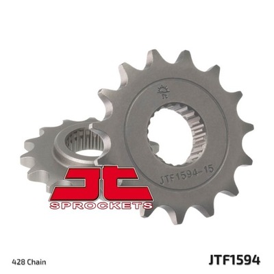 JT ЗУБЧАТКА ПЕРЕДНЯ 2149 15 YAMAHA 250 TRICKER '06-'08, YBR 250 '08-'11 (21