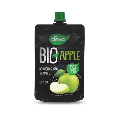 DEVA Organic Mus owocowy BIO jabłko 100g