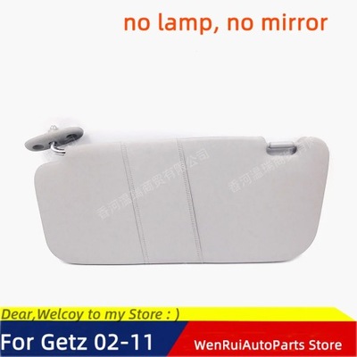 IZQUIERDA PROTECCIÓN ANTISOLAR COLOR GRIS PARA HYUNDAI GETZ CLICK 2002 2003 ~2642  