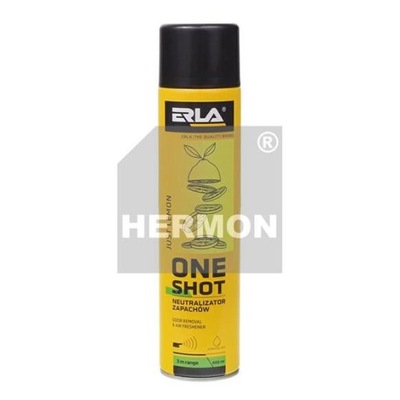 NEUTRALIZATOR ЗАПАХОВ I ODŚWIEŻACZ ВОЗДУХА ERLA ONE SHOT JUST LEMON - 60