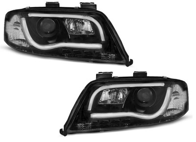 Lampy przód Audi A6 C5 01- BLACK LED diodowe