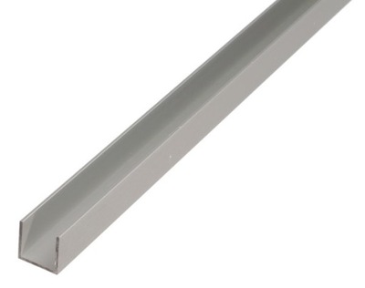 Profil aluminiowy U anodowany 2000x10x8x1.3x7.4mm