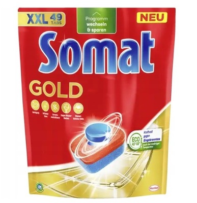 Tabletki do zmywarki SOMAT Gold 49 szt. z Niemiec