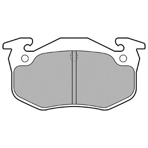 DELPHI КОЛОДКИ ГАЛЬМІВНІ ЗАД LP699 LP699