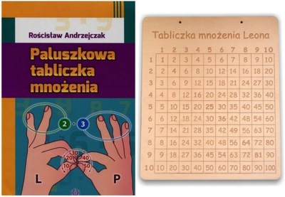 paluszkowa TABLICZKA MNOŻENIA MONTESSORI zestaw